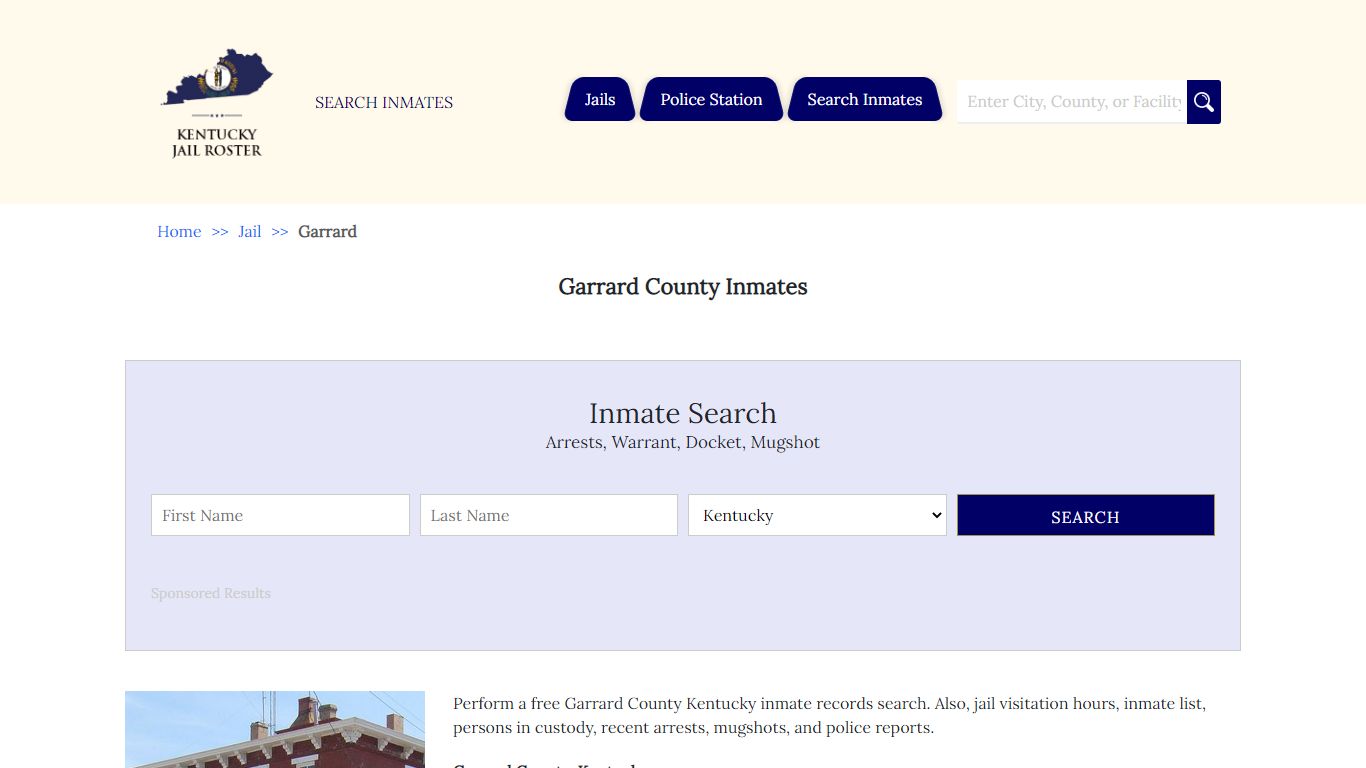 Garrard County Inmates | Jail Roster Search